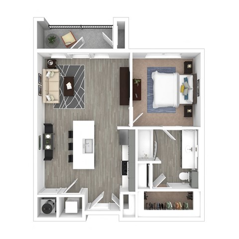 a1 floor plan  1 bedroom  129